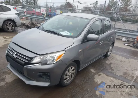 2021 Mitsubishi Mirage Carbonite Edition/Es/Le from USA, damaged, VIN ML32AUHJ6MH002159